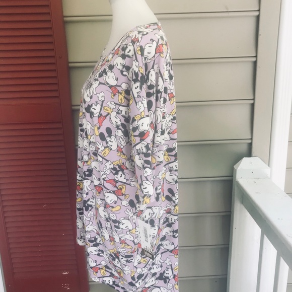LuLaRoe Disney Mickey Lav. Irma Top L FREE SHIP - Picture 2 of 5